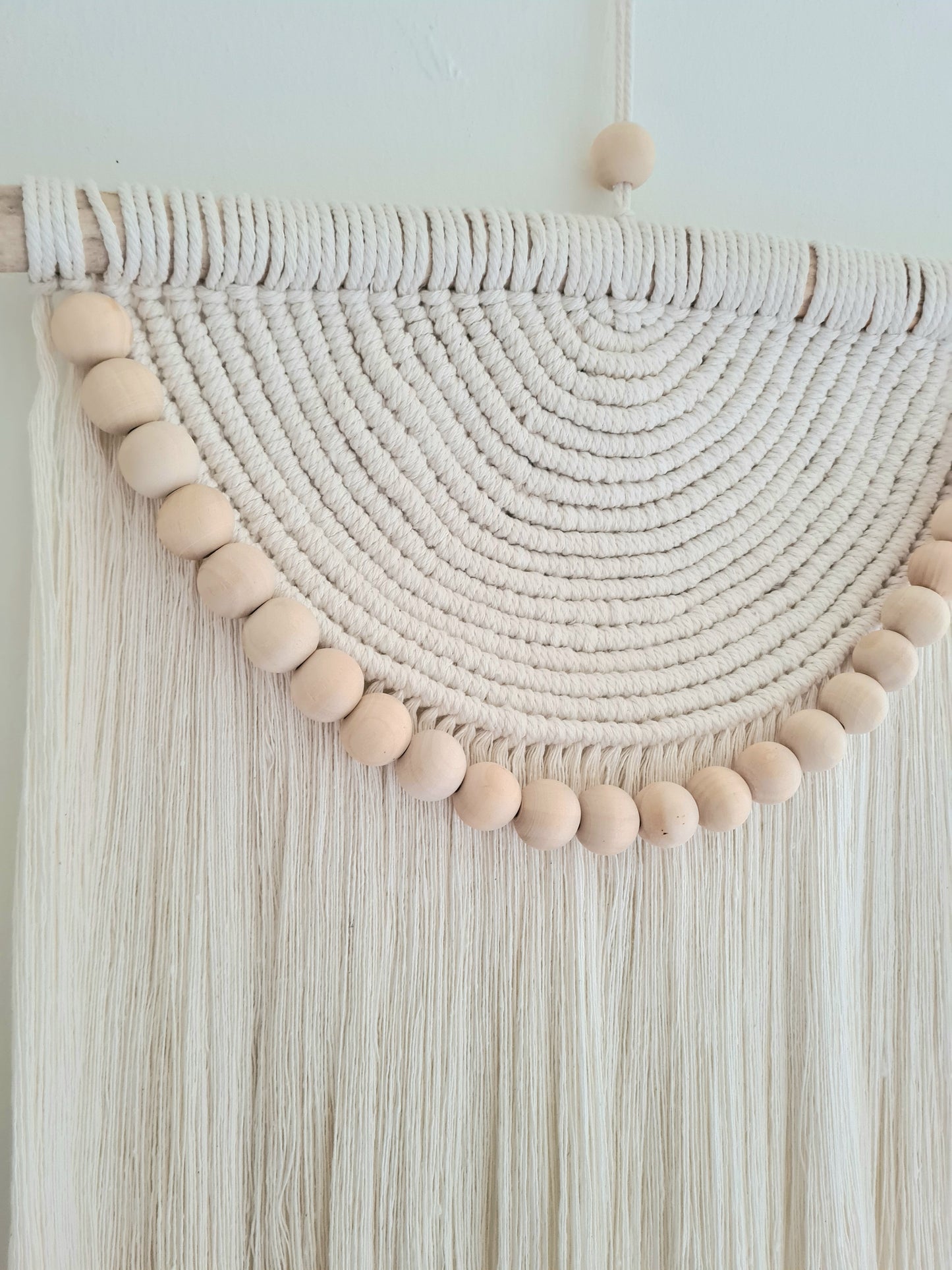 Macrame half moon