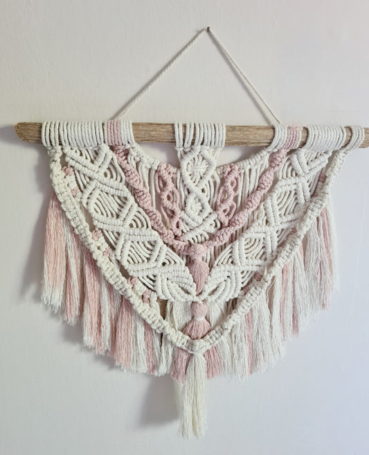 Blush earth wall hanging